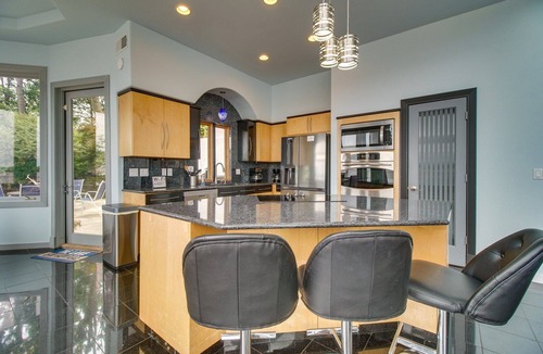 Dennis House | Grand Blue House Pool Hot Tub Theater Lakefront Sleeps 16