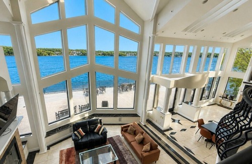 Osage Beach House | Group Friendly Lakefront Lux-6BED/4BA/Swim Spa/Dock/Movie Theater/Gameroom/Panoramic Views/Firepit-30PP