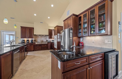 Ocean Sound Village House | La Grande Dame - Oceanfront 8BR, Private Pool, Elevator, Game Room + Theater