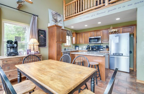 Blue Eye House | Lake-View Home in Blue Eye w/Hot Tub & Fire Pit!
