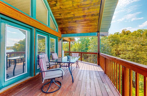 Sevierville Cabin | Lakefront Cabin W Views, Boat Ramp, Dock, Hot Tub