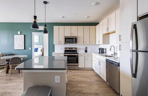Kenton Apartment | Landing | Chic 2BD, Clubhouse, Yoga Studio