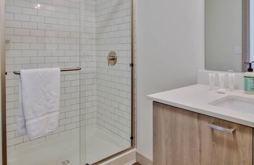 Downtown Wichita Apartment | Large Floor to Ceiling with Fitness Center near Performing Arts Center