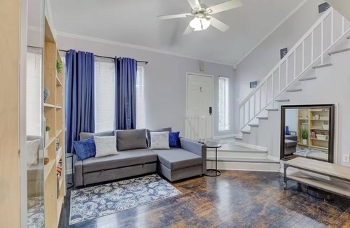Cordova Condo | Loft-Style Condo with Fireplace & Open Concept Living