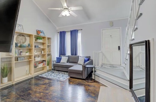 Cordova Condo | Loft-Style Condo with Fireplace & Open Concept Living