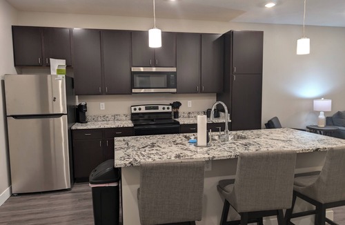 Alliance Apartment | Luxury 1-bedroom flat in enjoyable Alliance with fitness room.