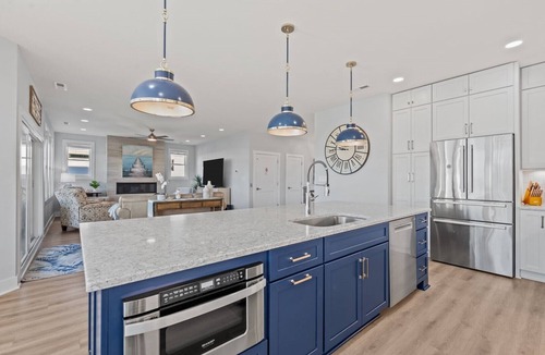 Sneads Ferry House | Luxury beach home w/oceanviews, 5-BR private pool, elevator, only steps to beach