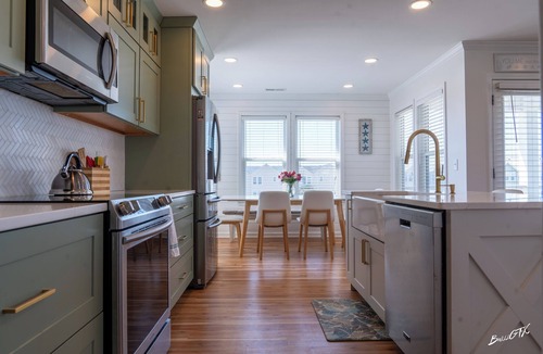 Surf City House | Luxury Home with Private Pool, Themed Rooms, Gourmet Kitchen, & Beach Amenities