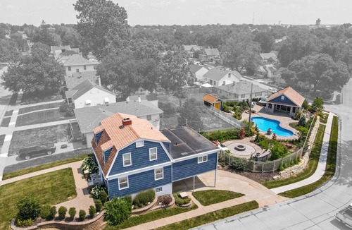 Southeast Omaha House | Martha St Villa, Pool, Hot Tub, Grill, Pool, Hot Tub, Grill