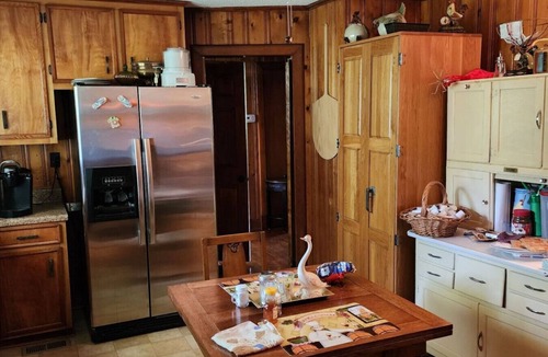Hubert House | Mid-Century Country Home, nice front porch and east west split bedroom suites.