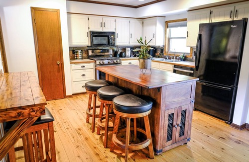 West Omaha House | Modern 3BR West Omaha, Garage, Fenced Yard, EV Charger, W/D, Pet-Friendly