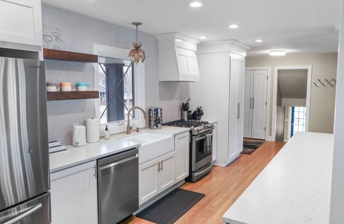 West Omaha House | Modern 3BR West Omaha, Private Pool now open, Fenced Yard, W/D, Pet-Friendly
