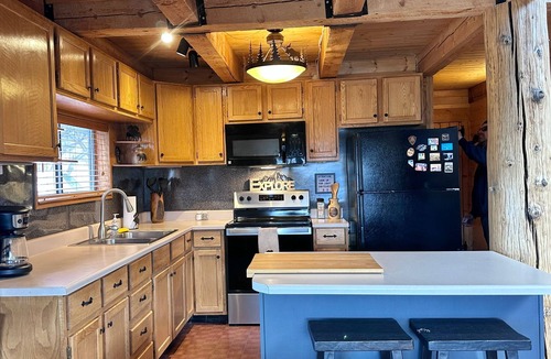 Alpine Village Cabin | Mountain Soul | ATV Access, Porch & Mountain Views