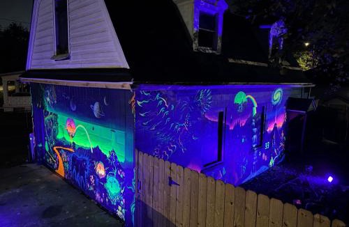 Taylor Berry House | Neon Jungle Hideaway