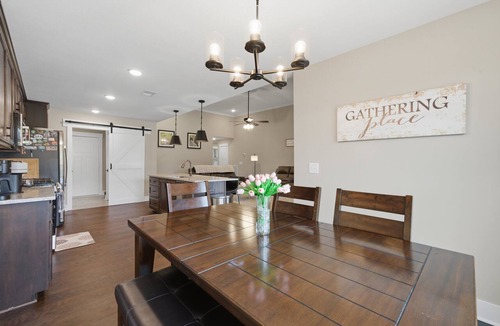 Clarksville House | NEW! Clarksville Family Basecamp w Fireplace & Hot tub