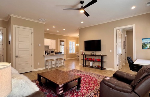 Oxford House | Newly Built 2 BD/2 BA Home, Private, Gated, Forest Setting, 8 Miles to Ole Miss