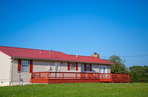 Big Creek House | Norris Lake FarmHouse w/Lakeviews, access and 140 acres to play.