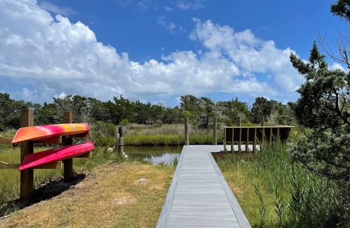 Ocracoke House | Once Upon A Tide: Waterfront home, on a small canal. Amazing views.