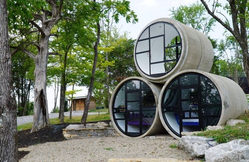Lancaster Apartment | Our Tubes offer a camping experience for those that love the outdoors but also love a bed.
