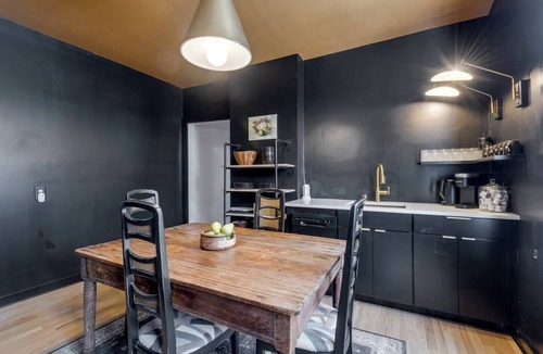 Nashville House | Paris Unit B , This home provides a private escape with a unique charm. Enjoy the convenience of a private entrance and free parking at the front of the property, steps away from your entryway.