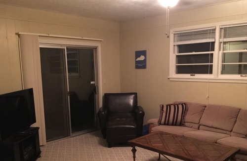 La Grange House | Pin Oak Guest House on quiet wooded lot with Swimming Pool