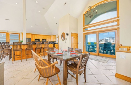 Hatteras House | Premier Oceanfront Home w/Pool, Hot Tub, Elevator, Game Room, Beach Access