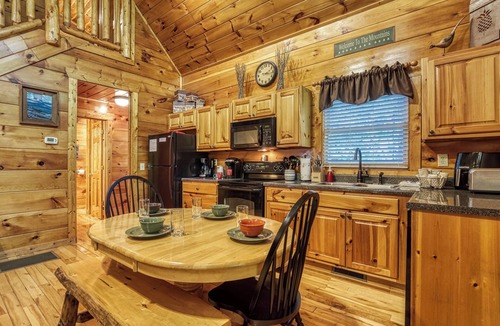 Sevierville Cabin | Private Wooded Setting! Theater Room! Centrally Located! 3 Decks! Fun Game Room