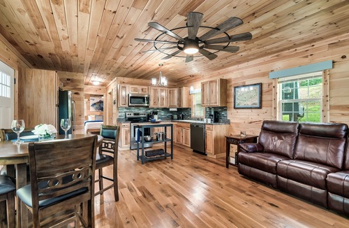 Cosby Cabin | Quiet and private on 1.77 acres.