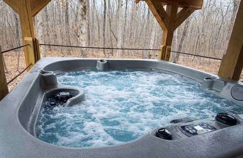 Altamont Cabin | Restful Haven - Hot Tub at Secluded Modern Cabin | Private Trails