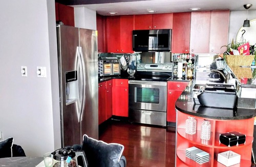 Downtown Louisville Condo | Rooftop Penthouse with your own terrace where not everything is Black & White.