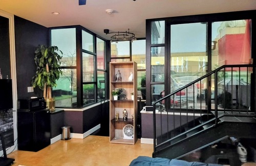 Downtown Louisville Condo | Rooftop Penthouse with your own terrace where not everything is Black & White.