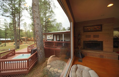 Ruidoso Cabin | Ruidoso Pines, 6 Bedrooms, Hot Tub, Firepit, WIFI, Sleeps 12