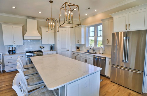 Emerald Isle House | Second Row Ocean View Retreat w/Pool and Elevator