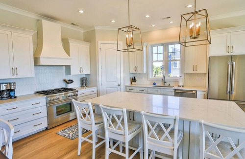 Emerald Isle House | Second Row Ocean View Retreat w/Pool and Elevator