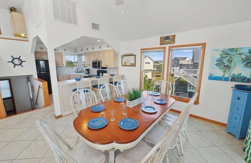 Waves House | Semi-Oceanfront, Dog Friendly Home in Waves with Pool, Hot Tub, Game Room