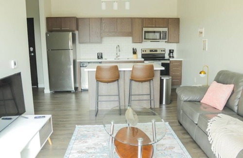Downtown Des Moines Apartment | Sleepover | Elegant 1BD/1BA - Downtown Des Moines