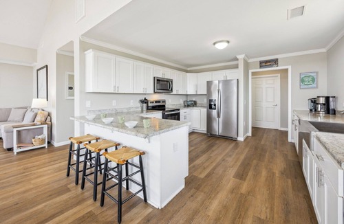 Frisco House | Soundfront Home w/Pool, Hot Tub, Private Windsurfing Access, Wet Bar, Smart TVs