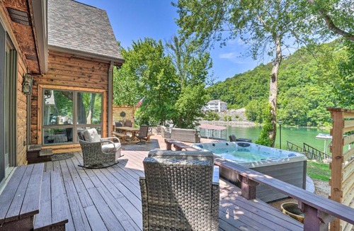 Hollister House | Spacious Lakefront Home with Private Dock!