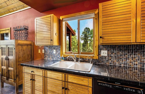 Angel Fire House | Spacious Mountain Cabin with Views, Deck, Second Living Area, New Hot Tub