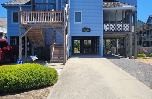 Nags Head House | Spacious Village of Nags Head, Private Pool, Ocean views, Hot Tub