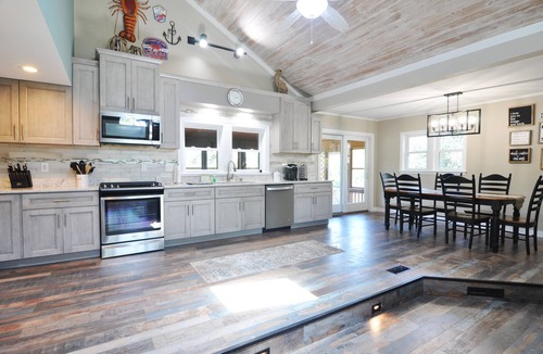 Ocracoke House | Sun-Inspired: Pet friendly, saltwater pool, large yard, screened porch.
