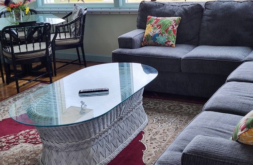 Cedar Island House | Sunrise & Sunset Vibrant Views of Harbor & Bay from Huge Entertainment Porch