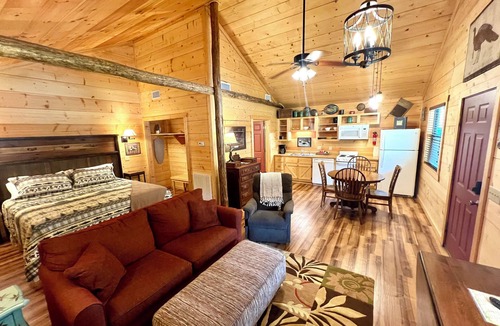Mountain View Cabin | Turkey Trot #73 Cabin in town, walking distance to courthouse square.