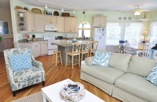 Ocracoke House | Two If By Sea II: Fabulous views of Silver Lake.