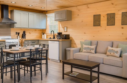 Coalmont Cabin | Unwind at Eagle’s Landing on the Lake - Hot Tub and Paddle Boat! Veteran Owned!