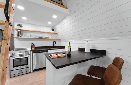 Lampe House | Views! Lux A-Frame w/Private Hot Tub and Fire Pit. King Beds!