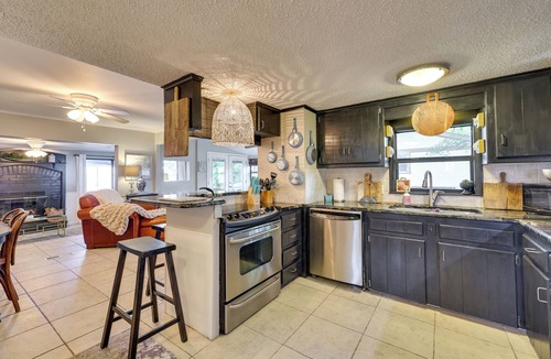 Vinita Cottage | Waterfront Home w/Dock in South Grand Lake!