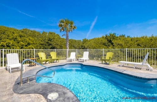 North Topsail Beach House | Wells Beach Paradise - Awesome 5BR Home - Pool, Hot Tub, Great Ocean Views!