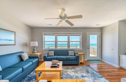 Surf City House | What A View: Oceanfront 6-bedroom home in Surf City perfect for families.