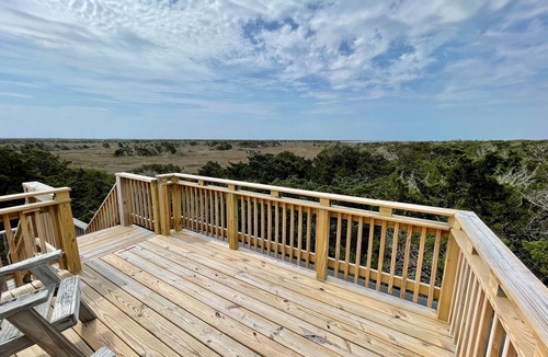 Ocracoke House | Wild Peony: Incredible views from the ever popular rooftop deck!
